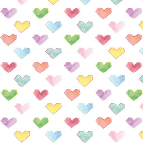 hearts multi colored
