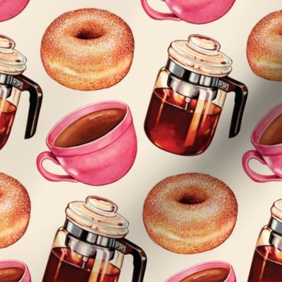 Coffee Donuts & Percolator
