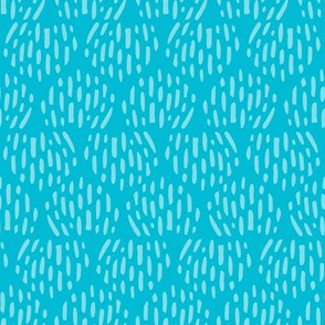 Pool Blue Scandi Half Moon Texture Fat Eighth // Bright + Playful Color with Geometric Nature Motifs // Modern Quilting Collection // Small Scale // ZirkusDesign