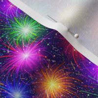 Fireworks and Confetti Celebration