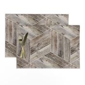 Weathered Parquet in Brown