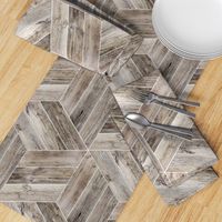 Weathered Parquet in Brown