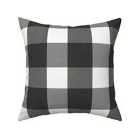 Black and White Buffalo Plaid Check