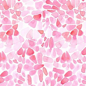 Pink Blush Flower Petals Watercolor _ Miss Chiff Designs 