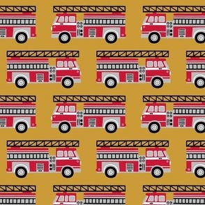 firetrucks - mustard