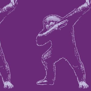 Bigfoot Dabbing Dance Purple