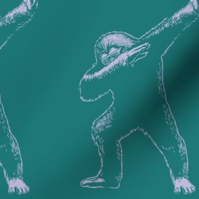 Bigfoot Dabbing Dance Turquoise