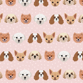 Dogs - Pink Background