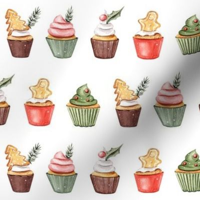 Holiday Cupcakes // White