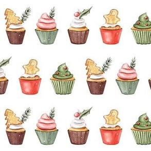 Holiday Cupcakes // White