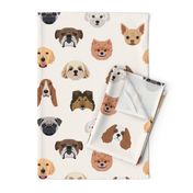 Many Dogs - White Background