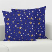 gold stars on blue wonder woman patriotic usa america