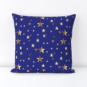 gold stars on blue wonder woman patriotic usa america