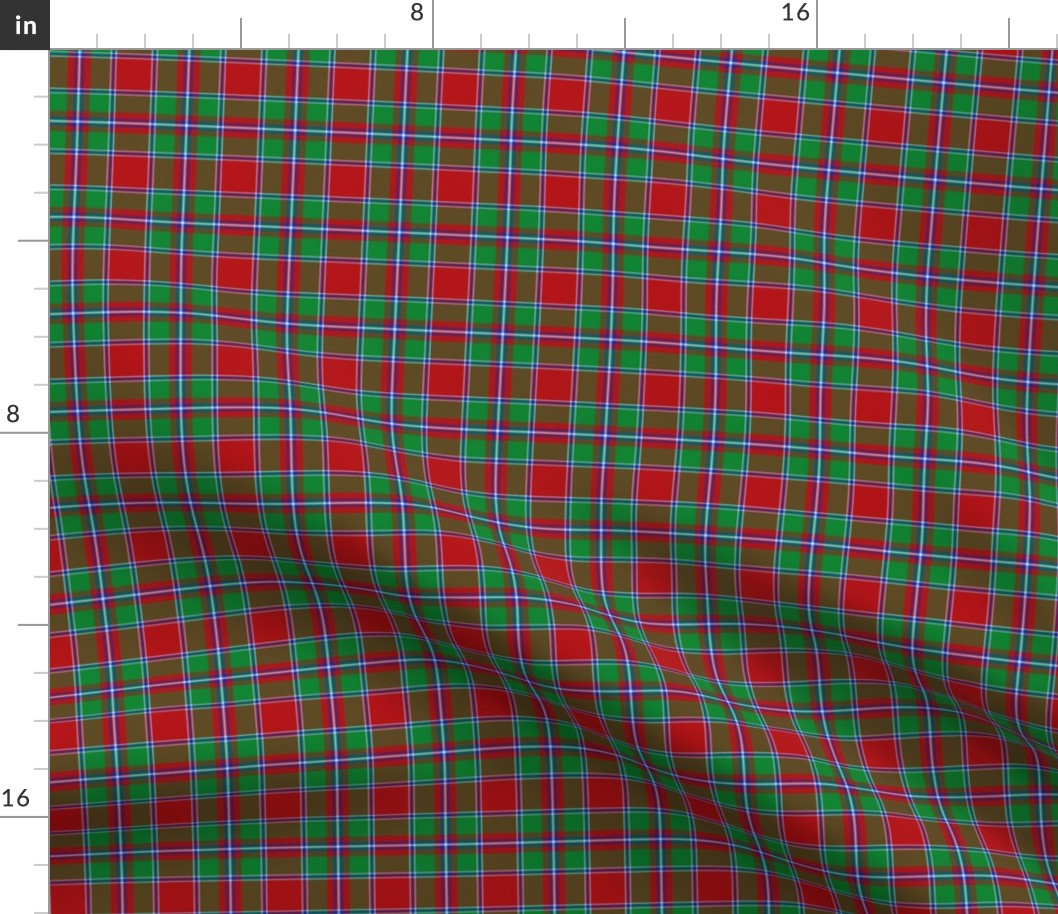 Spens/Spence tartan c.1816, 2" modern