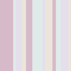 sun soaked pastel beach stripes in purple, blue, lavender and yellow colors