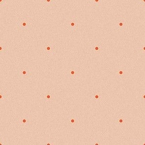 Polka Dots - Hot Pink Dots on Peach