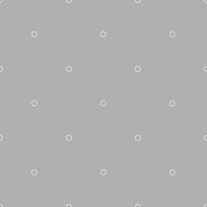 Polka Dots - Gray Dots on Gray
