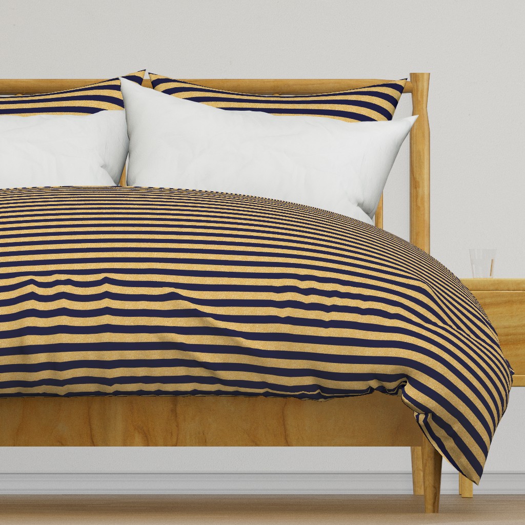 navy and gold stripe horizontal 