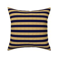 navy and gold stripe horizontal 