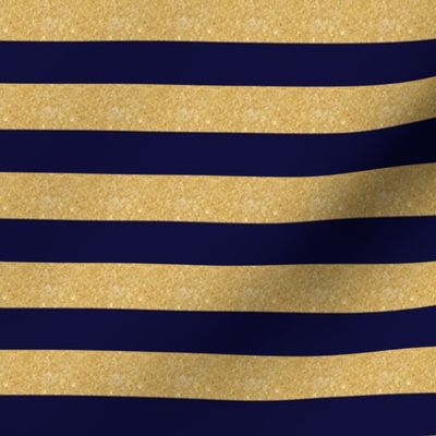 navy and gold stripe horizontal 