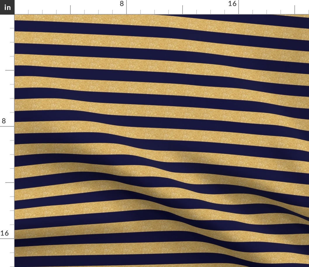 navy and gold stripe horizontal 