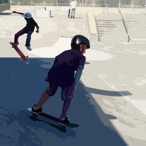 Afternoon at the Skateboard Park