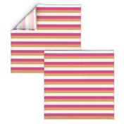 pink gold white stripe stripes