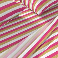 pink gold white stripe stripes