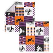 Custom - Motocross//A little Dirt Never Hurt//813 - Wholecloth Cheater Quilt