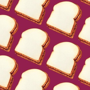 Peanut Butter & Jelly Sandwich - Purple