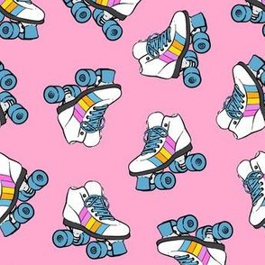 roller skates - pink