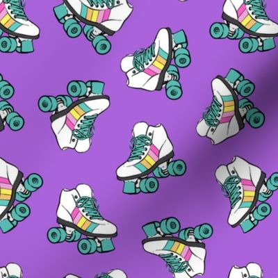 roller skates - purple