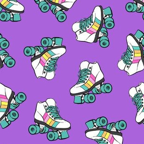 roller skates - purple