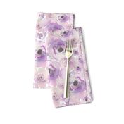 Purple Watercolor Floral