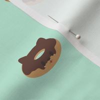 Cat Donut - Chocolate Frosted