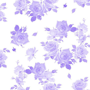 Louise blue violet mono