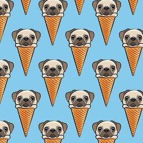 Pug Cones - Blue