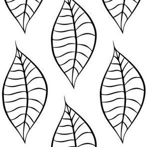 Geometric Black Leaves