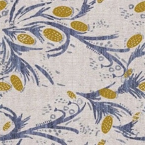 FRENCH LINEN THISTLE ROTATED