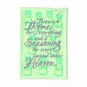 Thyme and Seasoning Tea Towel