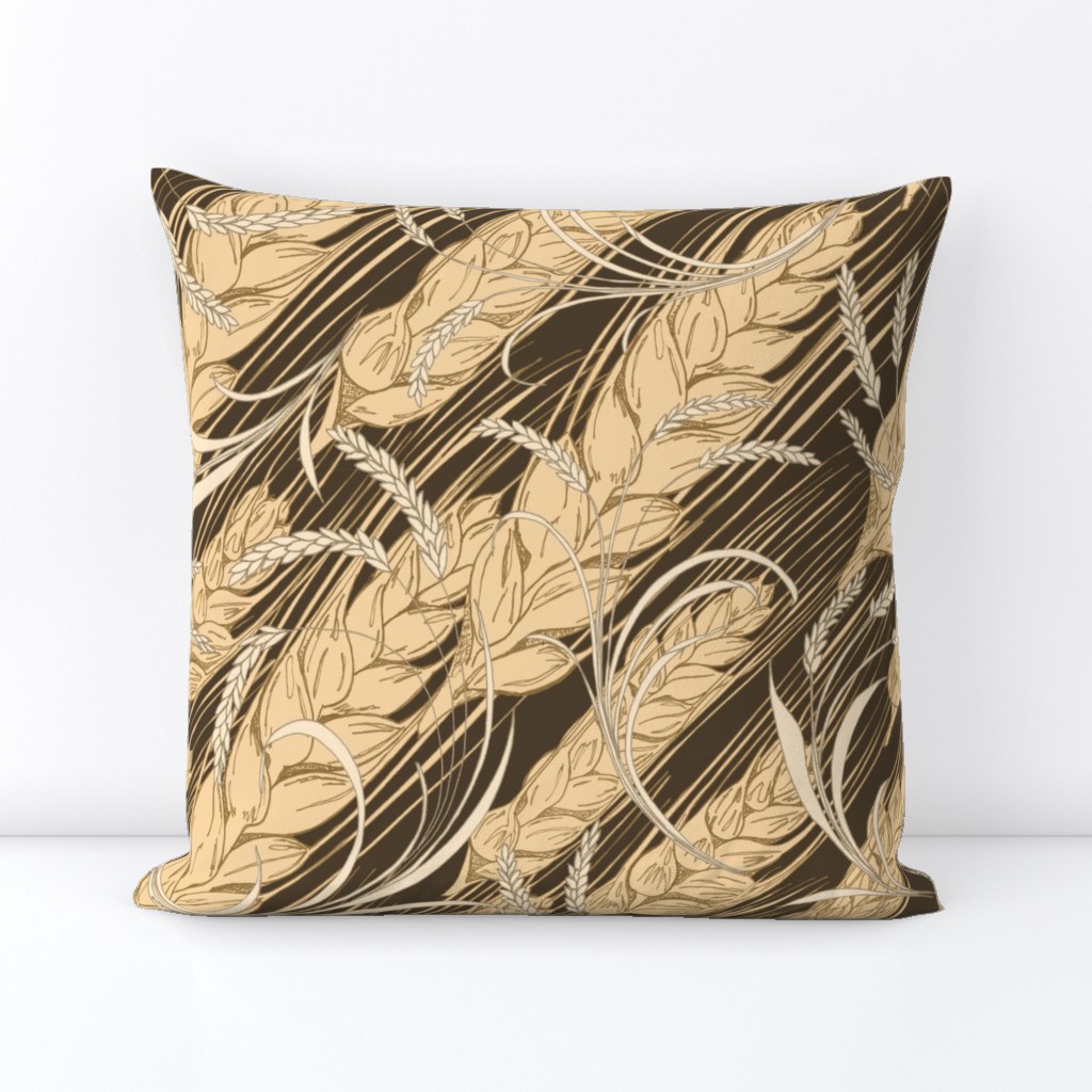 Bountiful Wheat, tea towel