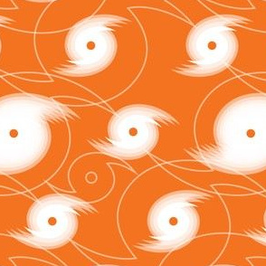 Hurricane Pattern ORANGE