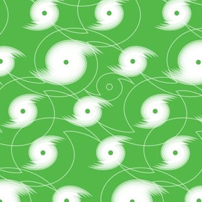 Hurricane Pattern  LIME GREEN