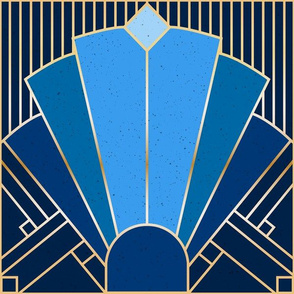 Art Deco Blue