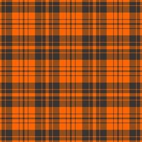 Orange Black Chunky All Fall Halloween Plaid