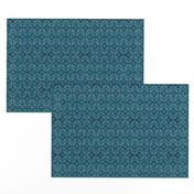Japanese Hexagonal Stencil-1 fabric marine-blue