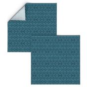 Japanese Hexagonal Stencil-1 fabric marine-blue