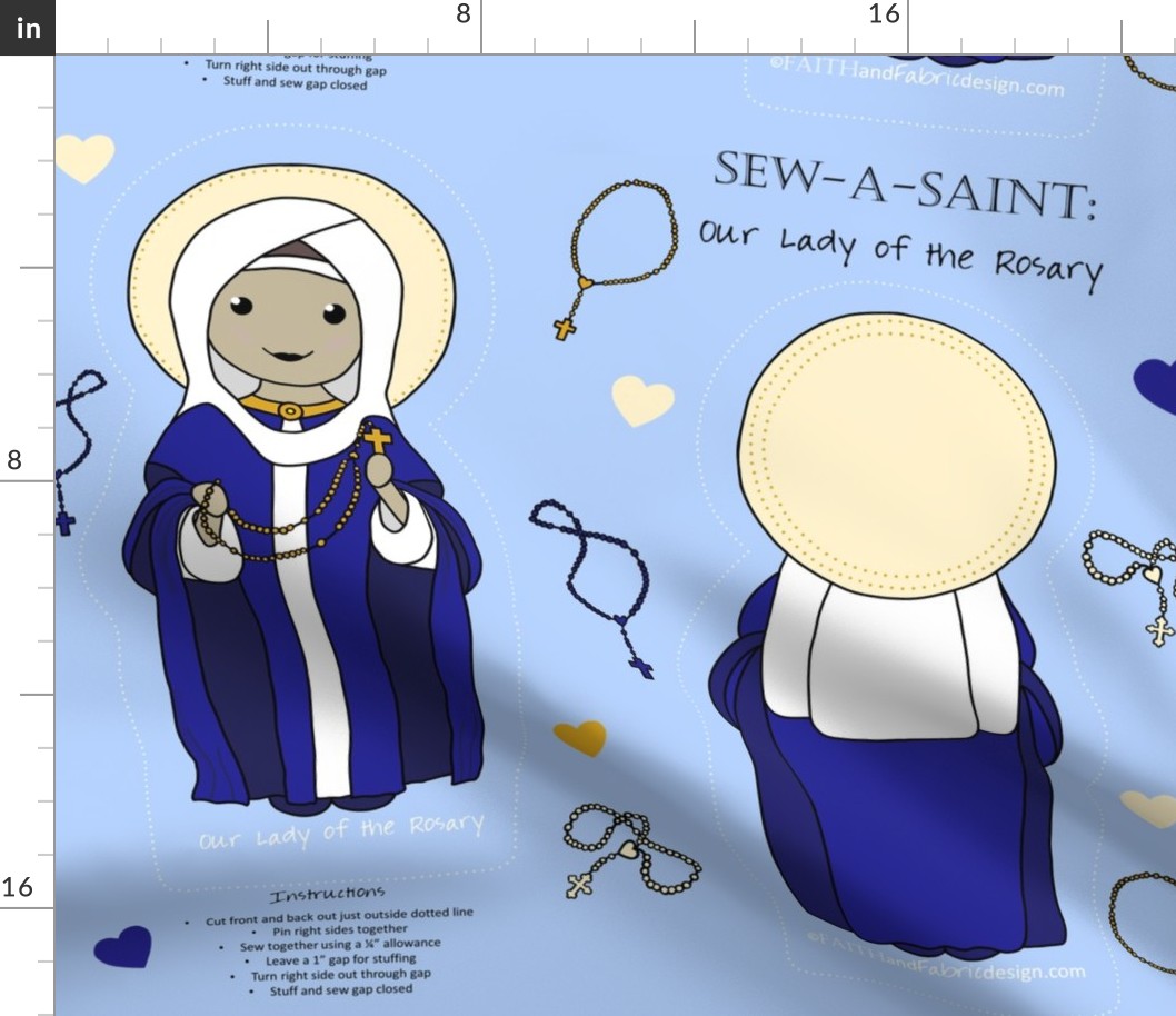 Sew a Saint: Our Lady of the Rosary