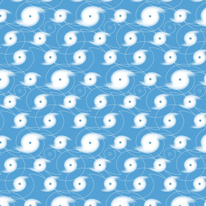 Hurricane Pattern CAROLINA BLUE