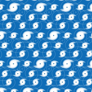 Hurricane Pattern BLUE